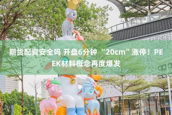 期货配资安全吗 开盘6分钟 “20cm”涨停！PEEK材料概念再度爆发