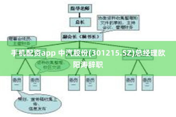 手机配资app 中汽股份(301215.SZ)总经理欧阳涛辞职