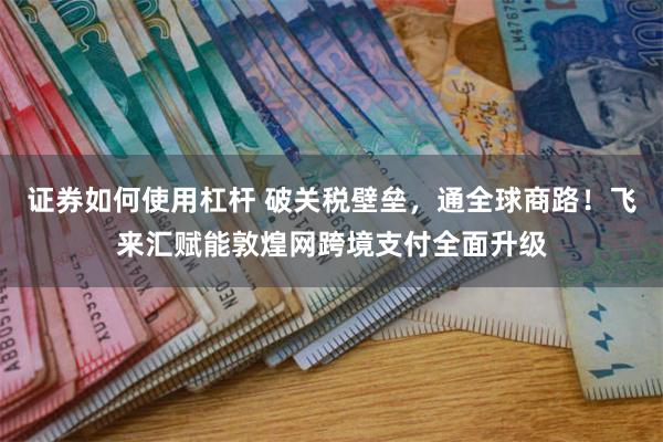证券如何使用杠杆 破关税壁垒，通全球商路！飞来汇赋能敦煌网跨境支付全面升级