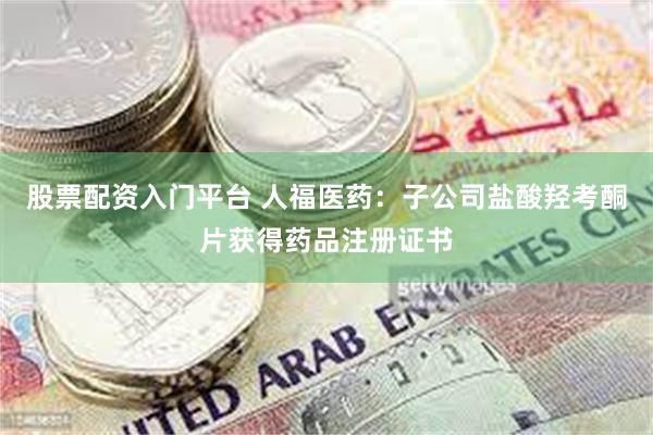 股票配资入门平台 人福医药：子公司盐酸羟考酮片获得药品注册证书